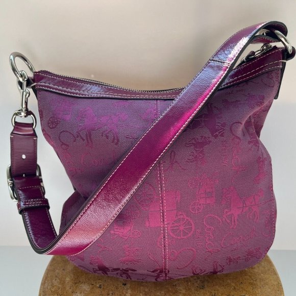 COACH TRADEMARK LOGO RARE Coach Chelsea EXC Coach Horse & Carriage LOGO VINTAGE - Picture 6 of 8